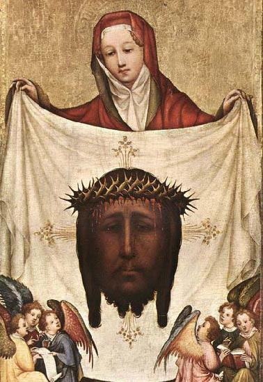 MASTER of Saint Veronica St. Veronica with the Holy Kerchief Germany oil painting art